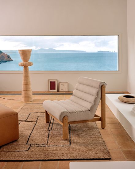 Кресло Magira из дуба с натуральной отделкой, бежевое Испания