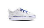 Baby Nike Air Force 1 07 Crib comfortable all-match sneakers white and blue