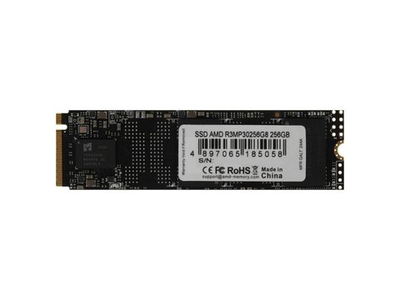 SSD накопитель AMD Radeon R3 256ГБ, M.2 2280, PCIe 3.0 x4, NVMe [R3MP30256G8]
