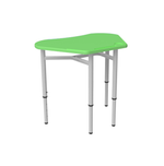 Стол Трапеция Пластик одноместный
