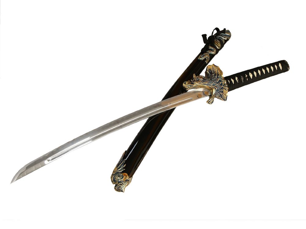 Art Gladius Вакидзаси "Дракон пожирающий змею"