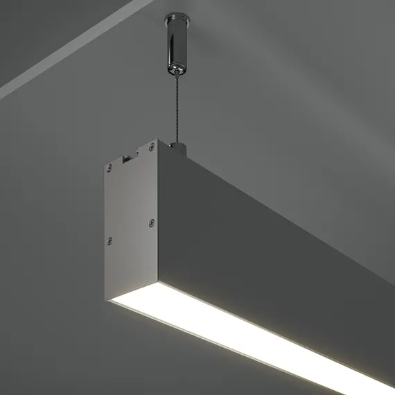 Алюминиевый профиль накладной-подвесной 35x66 (Серебро, 2 м) , ALM-3566-S-2M Led Strip alm-3566-s-2m
