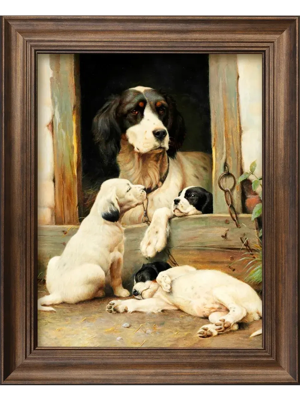 Картина интерьерная на холсте в раме 25*31 см