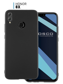 Чехол ROSCO для Honor 8X оптом (арт. HW-H8X-COLOURFUL-BLACK)
