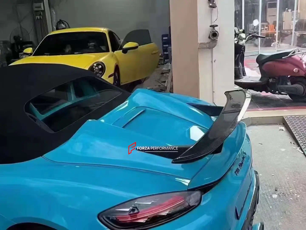 Карбоновый спойлер антикрыло для Porsche 718 982 Порше