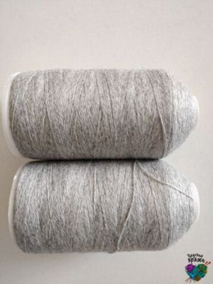 Светло-серый, арт. 19, Кашемир 100% в бобинах
