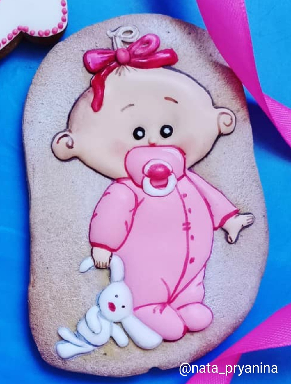 Пупс девочка с зайкой №1