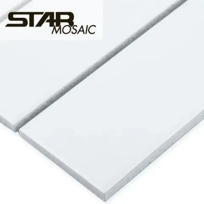 Плитка мозаика керамическая 47x147 Starmosaic White Matt (V-VW56000) 300х300x6 20шт./уп.