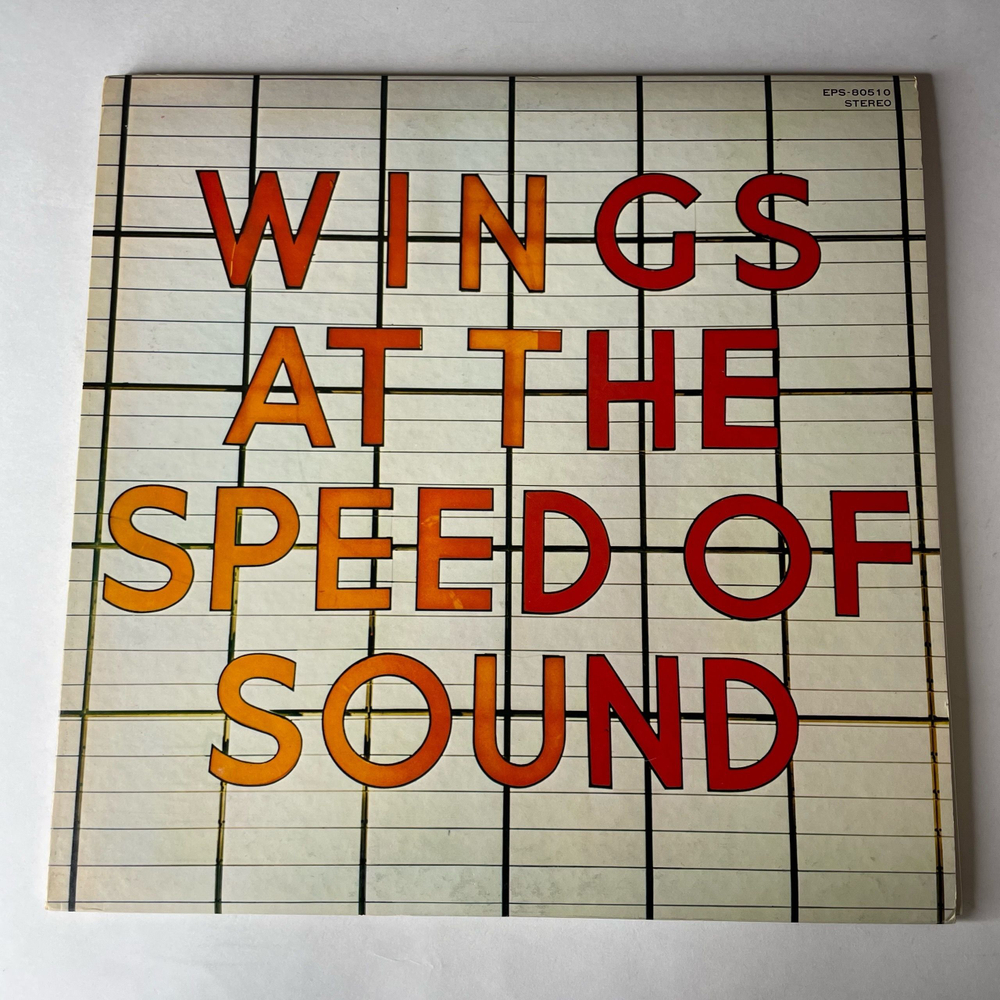 Винтажная виниловая пластинка LP Paul McCartney Wings, Wings At The Speed Of Sound (Япония 1976) (Без Оби)