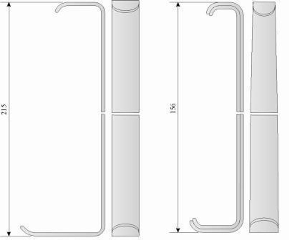 МЖ-4/28 Крючок пластинчатый парный (по Фарабефу)