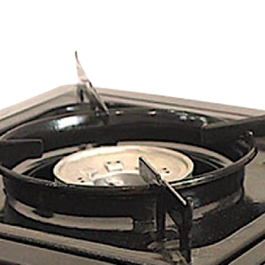 Газ. плита Следопыт PF-GST-N10 Black 2.5кВт 150г/ч 1.70кг с переходником