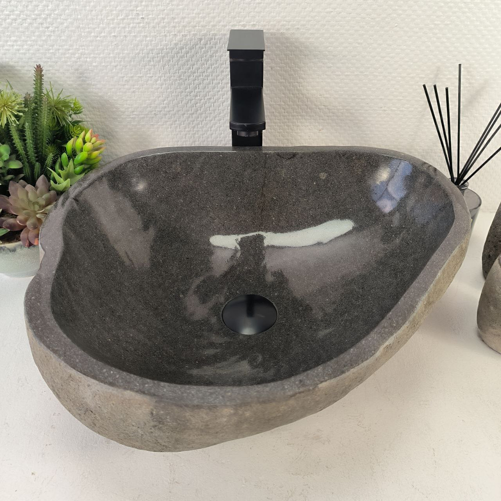 Раковина из речного камня RS-65492 46*42*15 0856