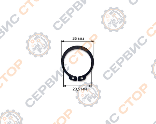 Стопорное кольцо наружное 32х1,2 ГОСТ 13942-86