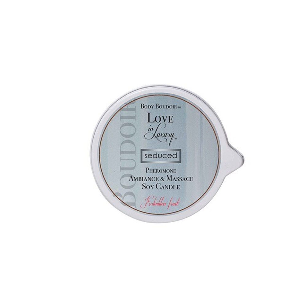 Свеча-массажное масло Body Boudoir (запретный плод) 170 мл (Цвет: белый)