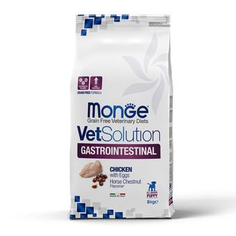 Корм для щенков диетический Monge VetSolution Dog Gastrointestinal Гастроинтестинал при заболеваниях ЖКТ 5 кг