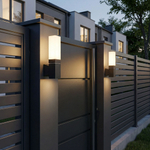 Уличный настенный светильник со светодиодами 1534 TECHNO LED 3000K чёрный 1534 TECHNO LED