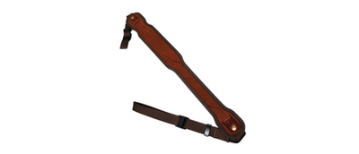 CZ Оружейный ремень кожа/резина - светлый