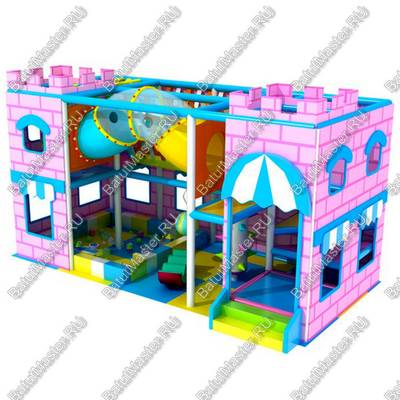 Детский игровой лабиринт "Розовая крепость" HAS-091601