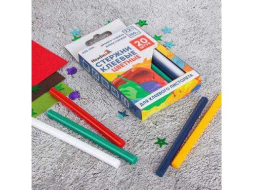 Стержни клеевые 7,2*100мм цветные