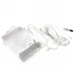 Гирлянда для дома БАХРОМА ш2,0м* в90/70см 36 ламп LED «3D Новый год»,8 реж., с пультом Д/У, IP-20, Теплый белый (USB)