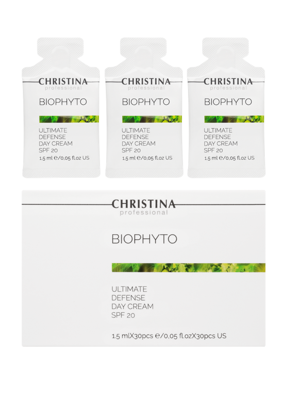 Bio Phyto-Ultimate Defense Day Cream SPF-20 sachets kit 30 pcs