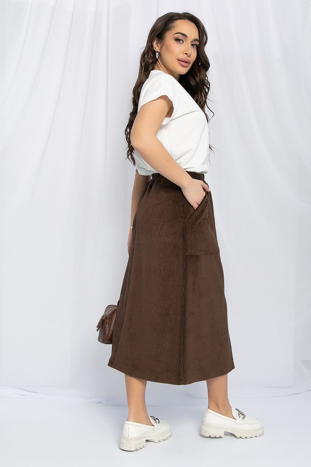 Юбка Лилиана (шоколад) Ю13097-9М LT Collection