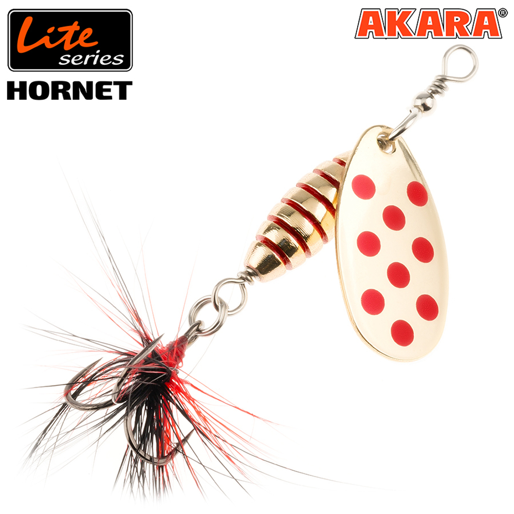 Блесна вращающаяся Akara Lite Series Hornet 1 3,5 гр. 1/8 oz. A04