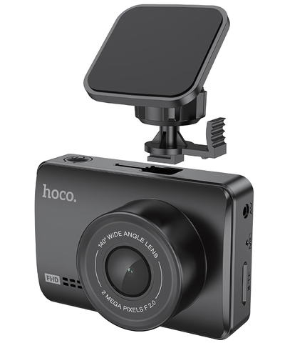 Видеорегистратор HOCO DV2, 2.45", 1080p, 140°, 200mAh, на скотч Black