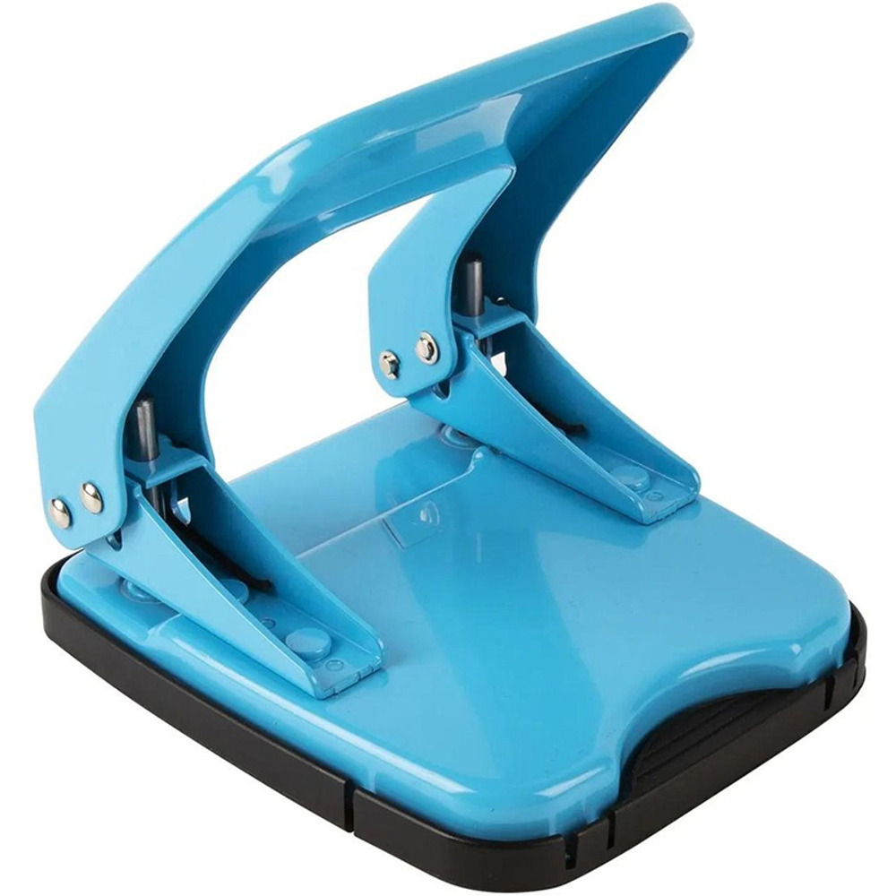 Дырокол DELI "E0138", до 35 листов, металлический корпус