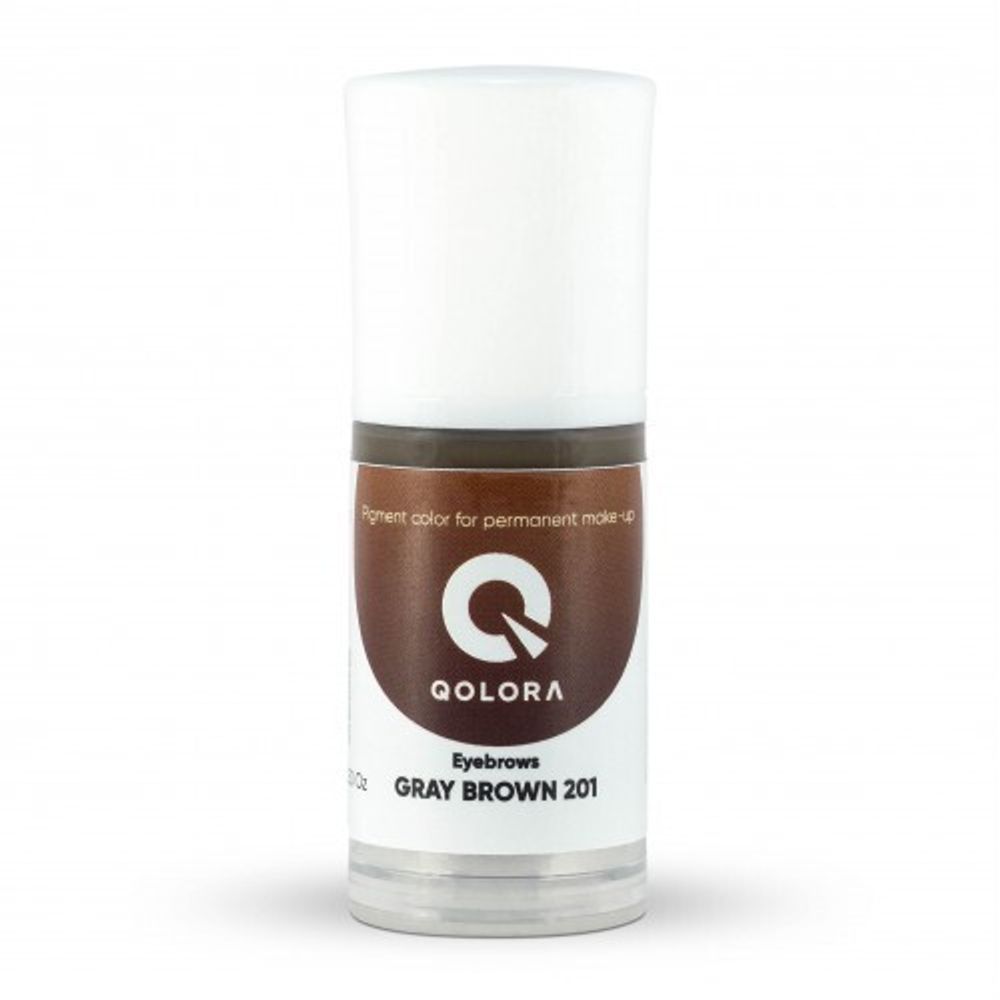 Пигмент Qolora Gray Brown 201, 15 мл.