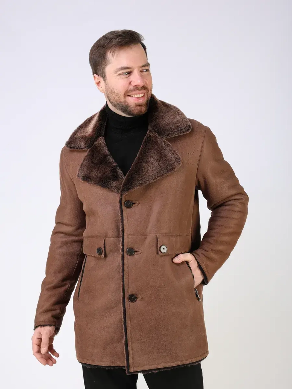 Дубленка зимняя натуральная