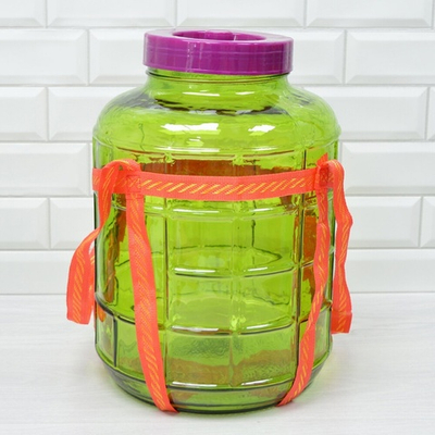 Бутыль с гидрозатвором 18л цветная TW 1103-18