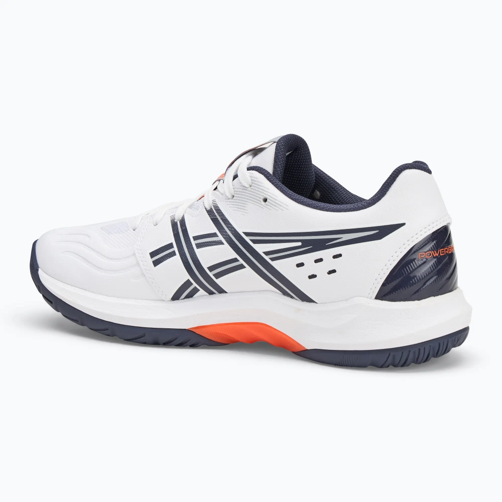 Кроссовки волейбольные ASICS Powerbreak FF white/ nova orange