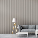 Панель Стеновая Реечная МДФ Stella Beats De Luxe Sandgrau 2700x119x16 (4шт.упак.)