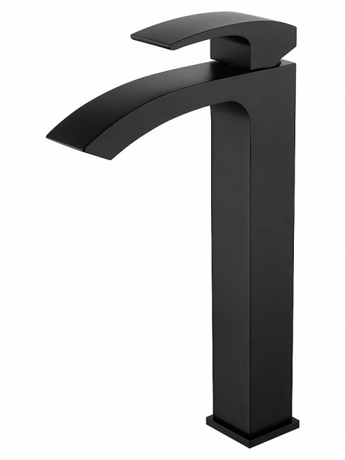Смеситель для раковины высокий WONZON & WOGHAND FIT WW-88239009-MB черный матовый