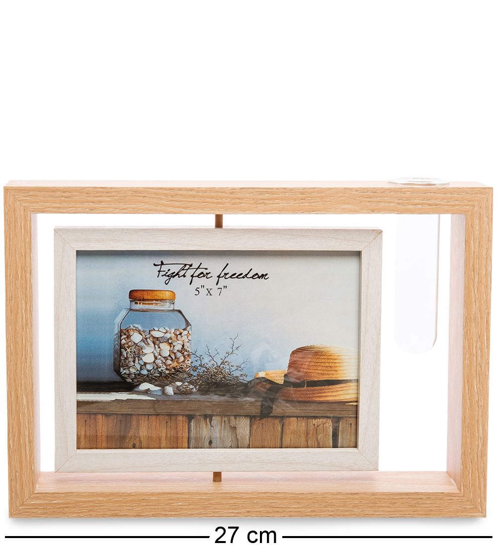 GAEM Home PH-24/ 1 Фоторамка-зеркало с вазочкой (13х18)