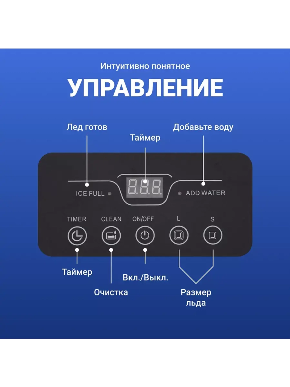 Ледогенератор бытовой заливной