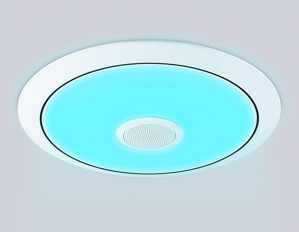 FZ710 WH белый IP20 40W 3000-6500K+RGB Music 370*56 (ПДУ ИК)