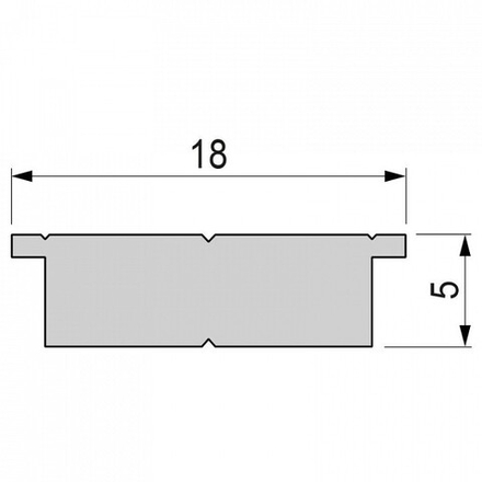 Профиль накладной Deko-Light T-01-15 970764