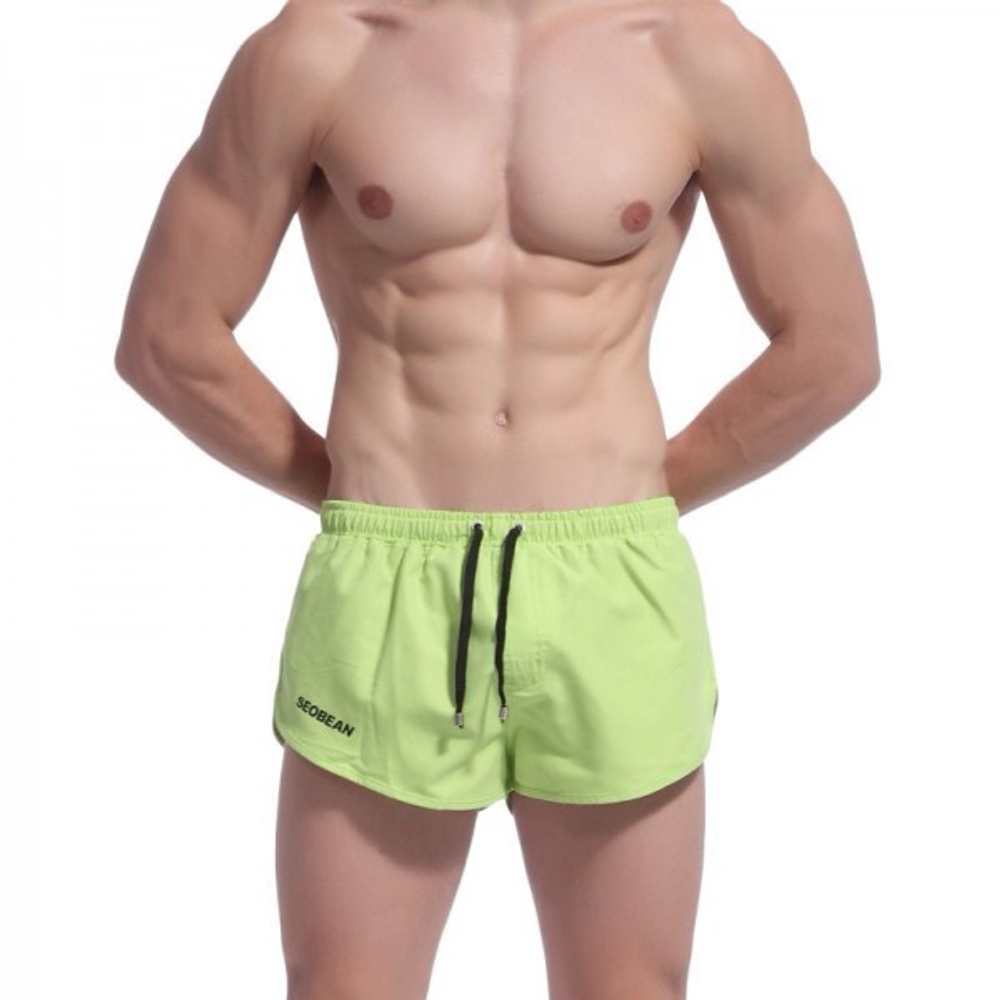Мужские шорты купальные  зеленые Seobean Shorts Green