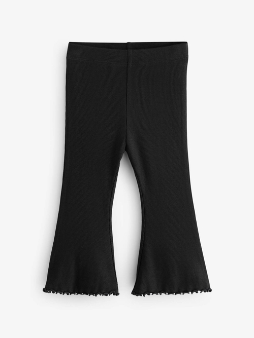 Легинсы-клеш для девочки Next B60-042, 5 шт., Черный, Бежевый, Розовый