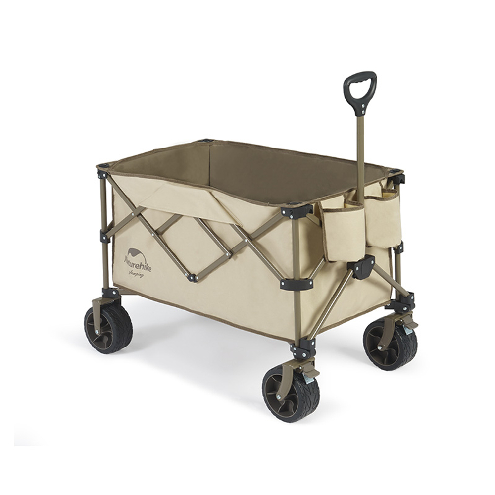 Тележка туристическая Naturehike TC 03 88х53х103 см, 186 л, бежевая