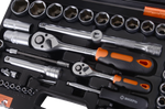 Набор инструментов, 1/2" , 1/4" , CrV, пластиковый кейс 94 предмета Вихрь