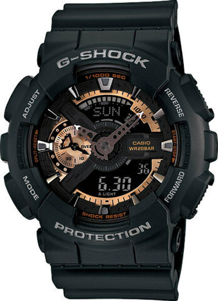 Японские наручные часы Casio G-SHOCK GA-110RG-1A с хронографом