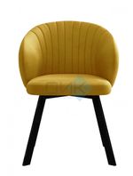 Стул DikLine 258 поворотный опоры чёрные