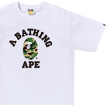 A Bathing Ape Bathing Ape Ss26 Футболка белый зеленый