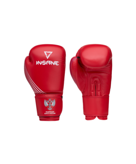 Перчатки боксерские INSANE RBF, красный, 10 oz