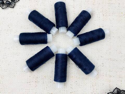 Нитки армированные 45ЛЛ 170 м, ПНК Красная нить, тёмно-синий