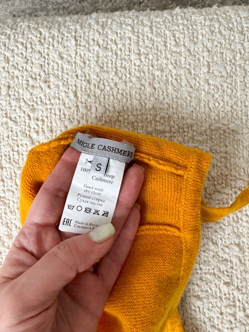 Новая кашемировая шапка  Migle Cashmere, 92