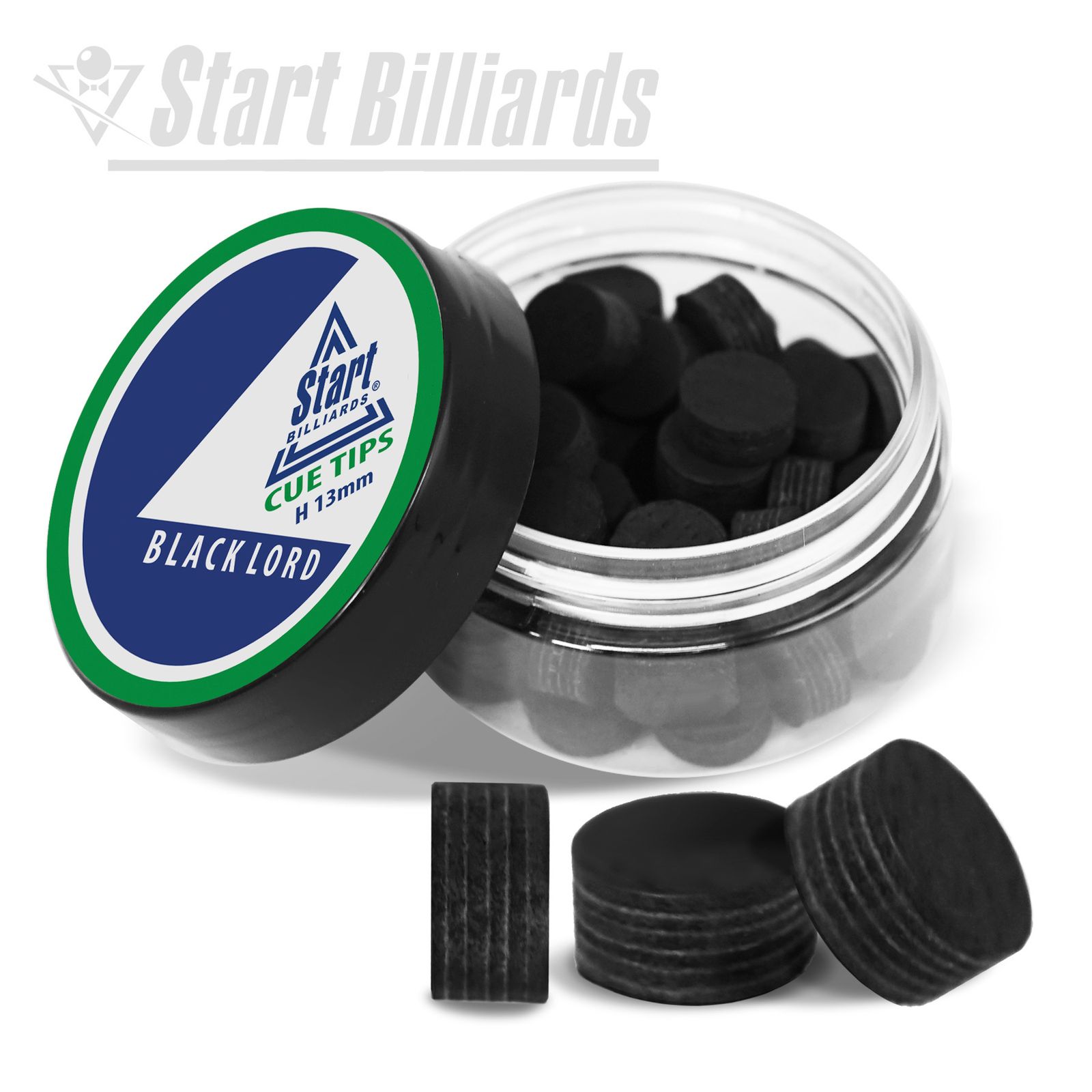 Наклейка Startbilliards Cue Tips Black Lord 13 мм H (50 шт) фото №1